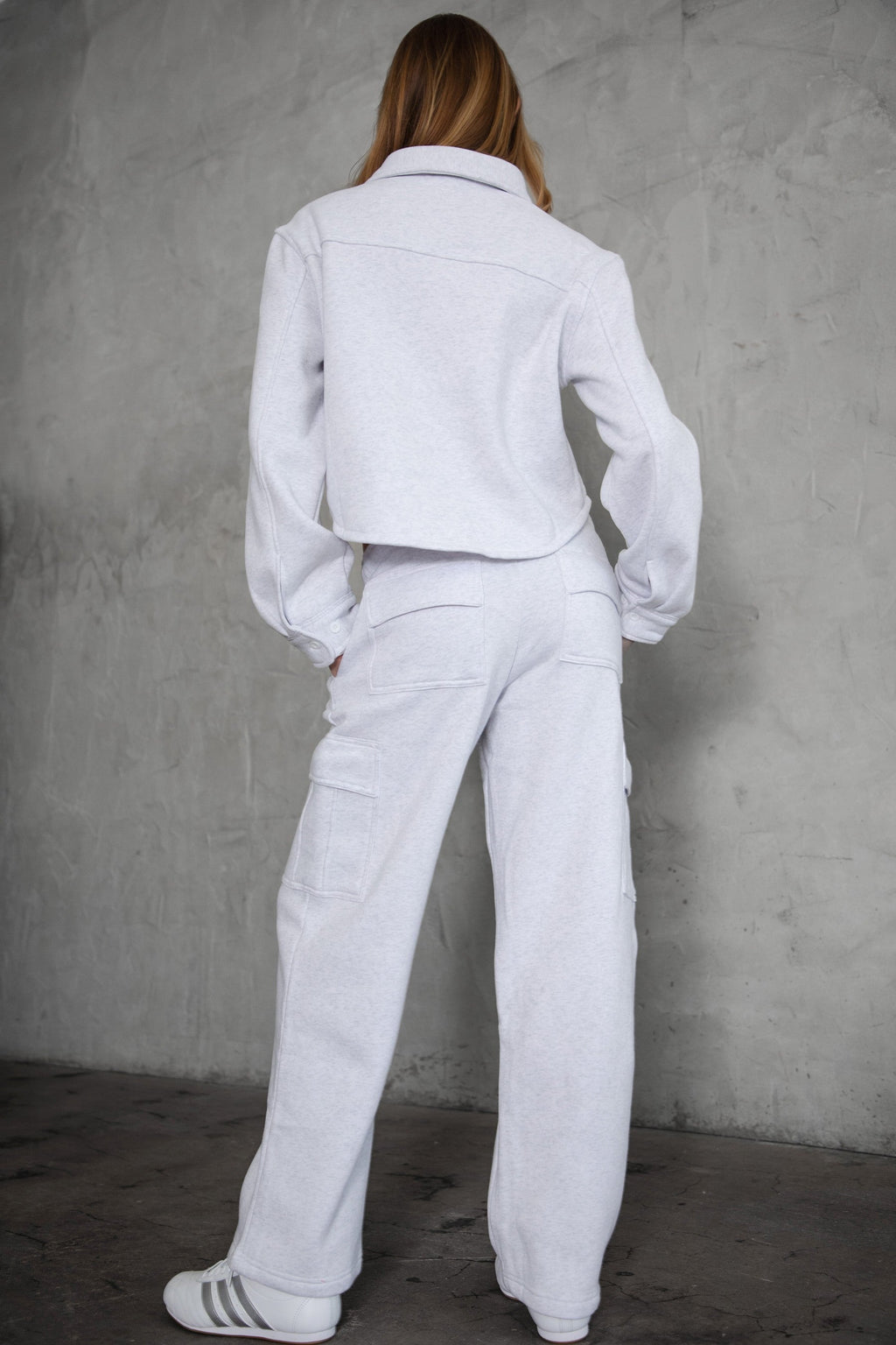 Hana Plush Fleece Cargo Pants
