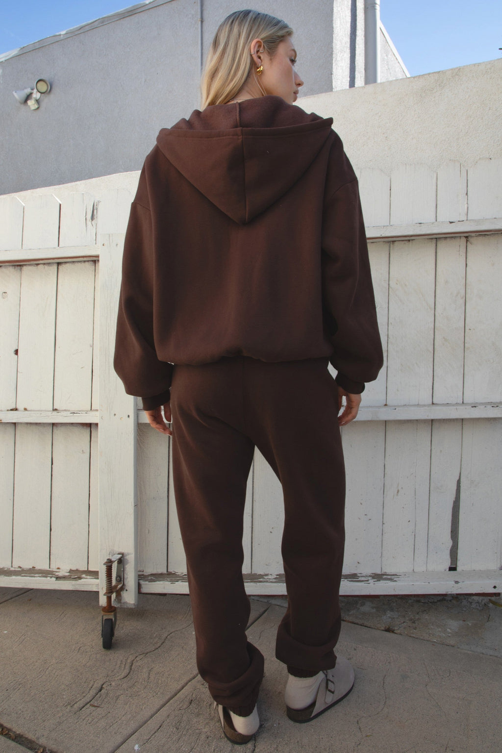 DOVE Plush Fleece High Waist Sweatpants