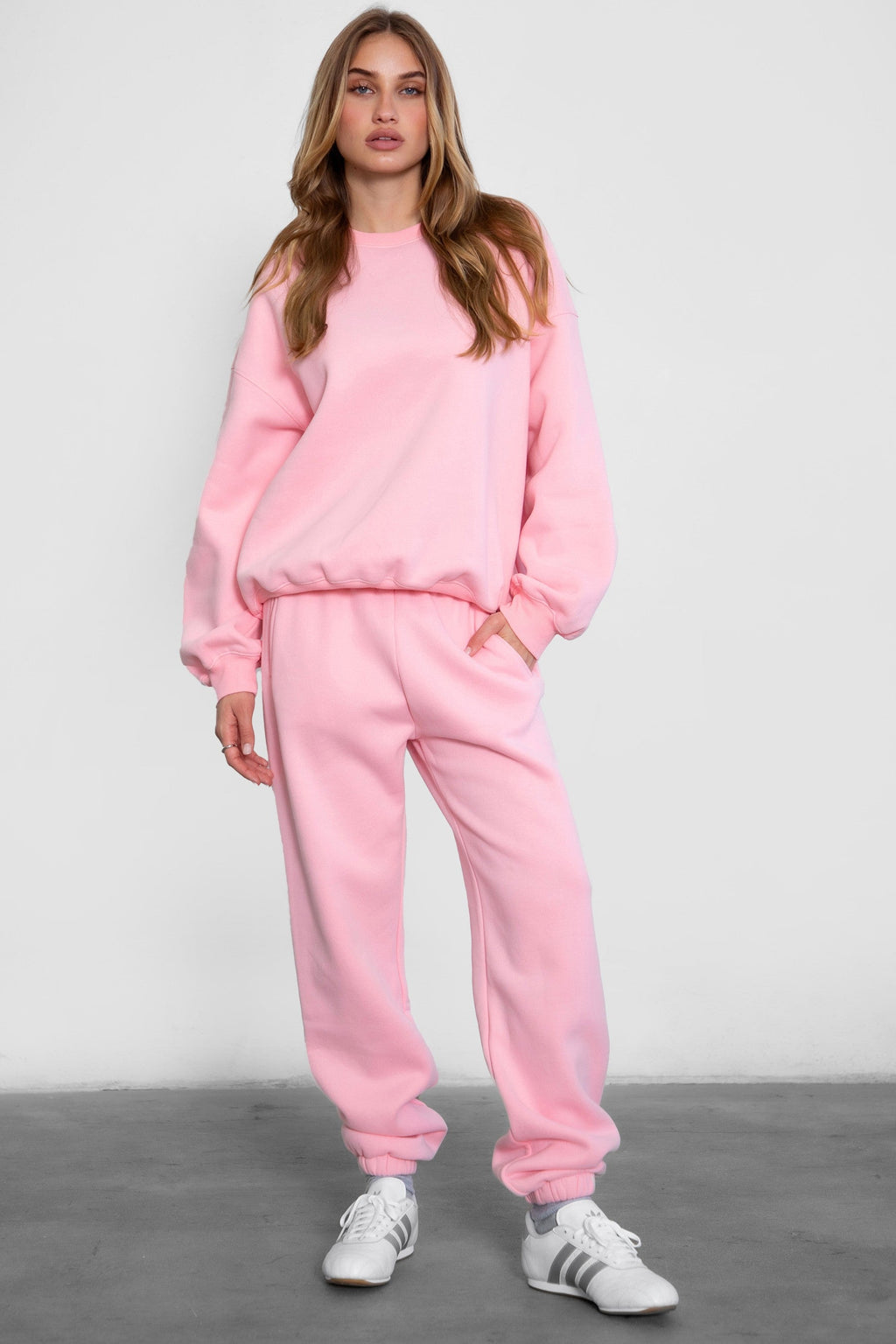 DOVE PLUS SIZE Plush Fleece High Waist Sweatpants