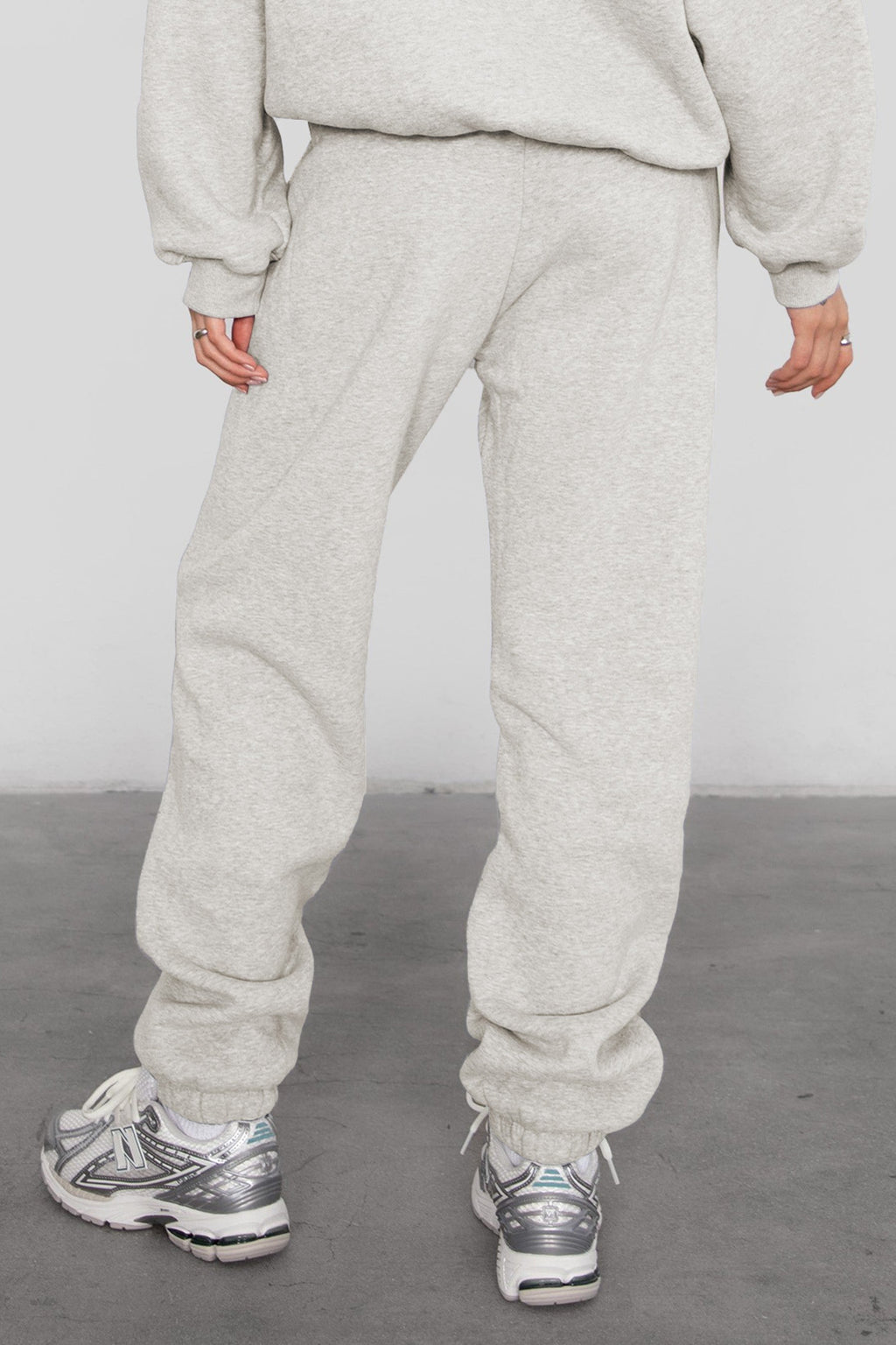DOVE PLUS SIZE Plush Fleece High Waist Sweatpants