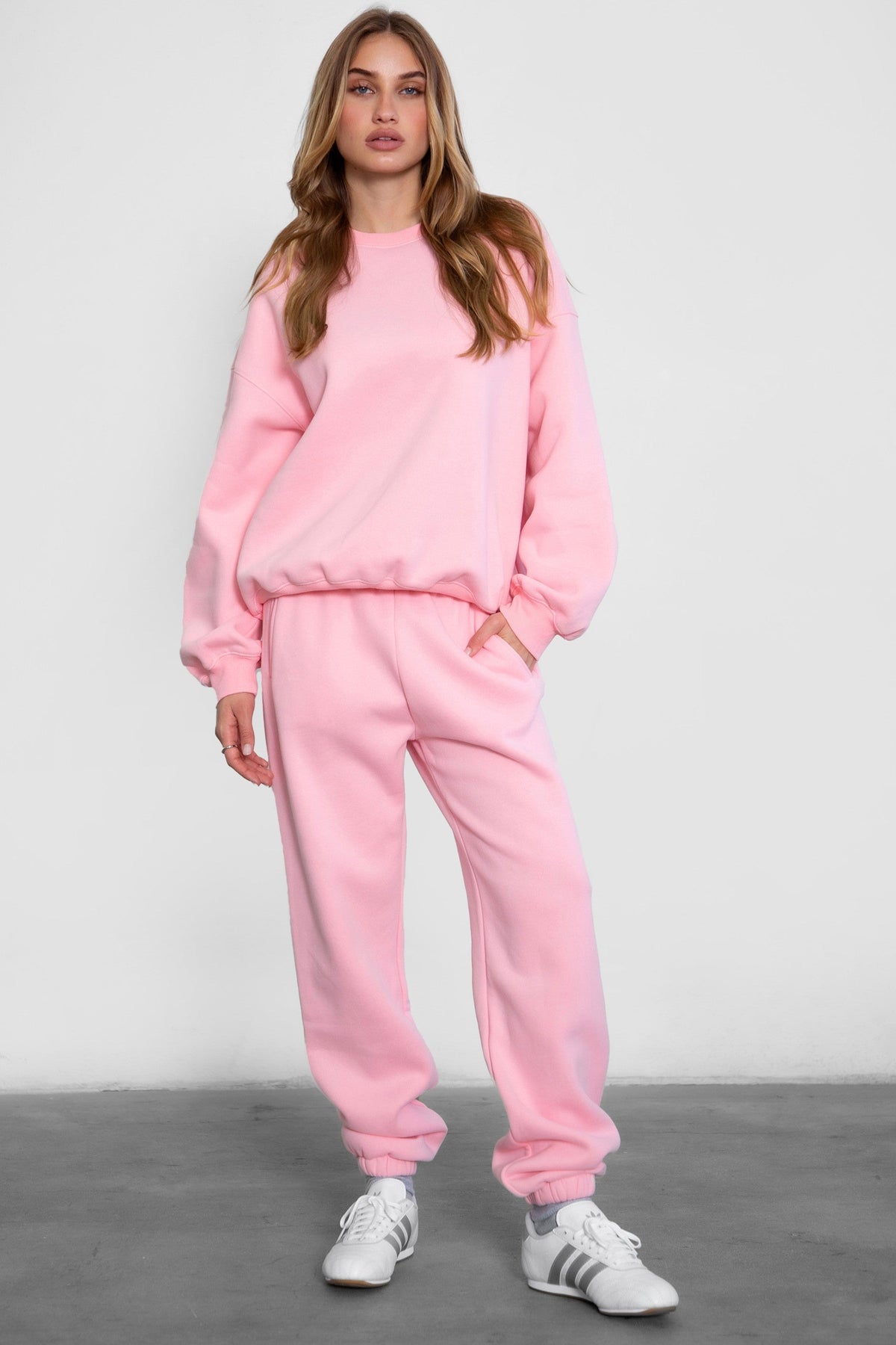 DOVE PLUS SIZE Plush Fleece High Waist Sweatpants