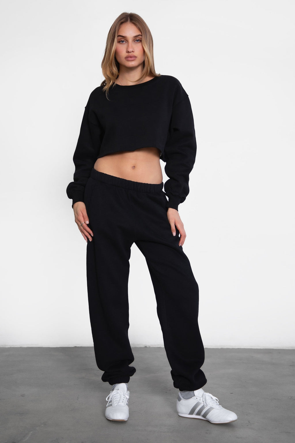 DOVE PLUS SIZE Plush Fleece High Waist Sweatpants