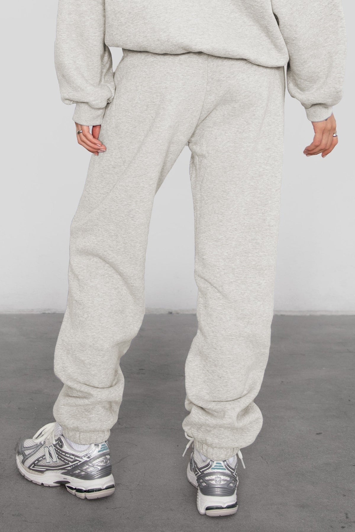 DOVE Plush Fleece High Waist Sweatpants