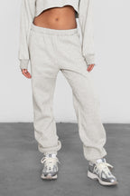 DOVE PLUS SIZE Plush Fleece High Waist Sweatpants