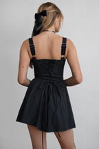 DARCY Stretch Poplin Mini Dress