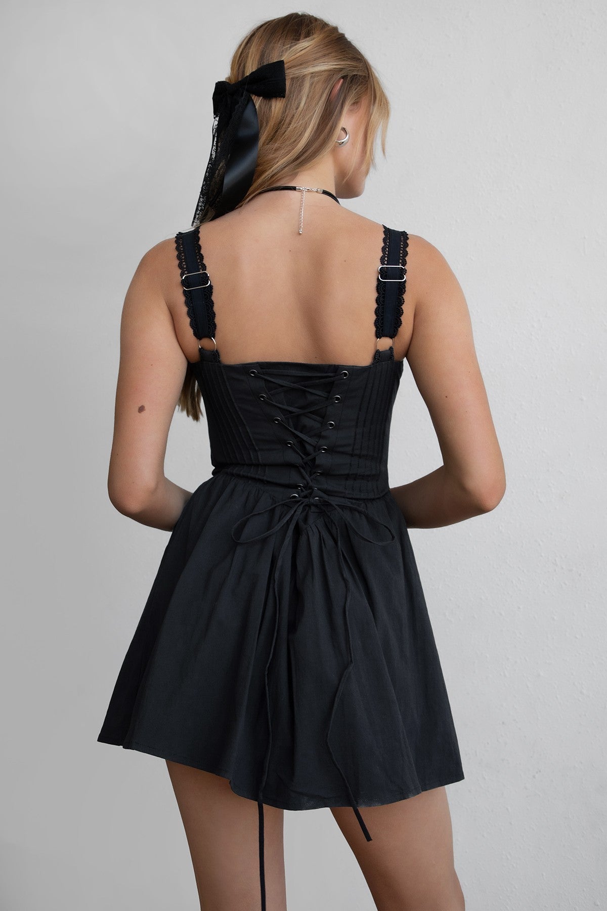 DARCY Stretch Poplin Mini Dress