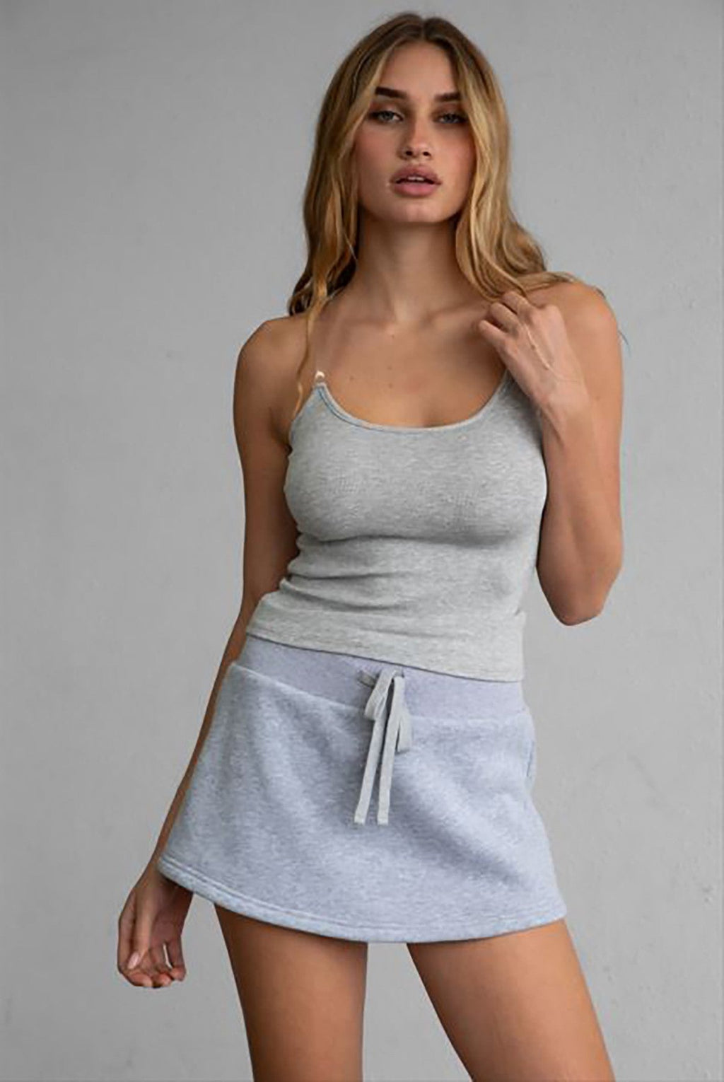 JEMMA Plush Fleece Mini Skirt