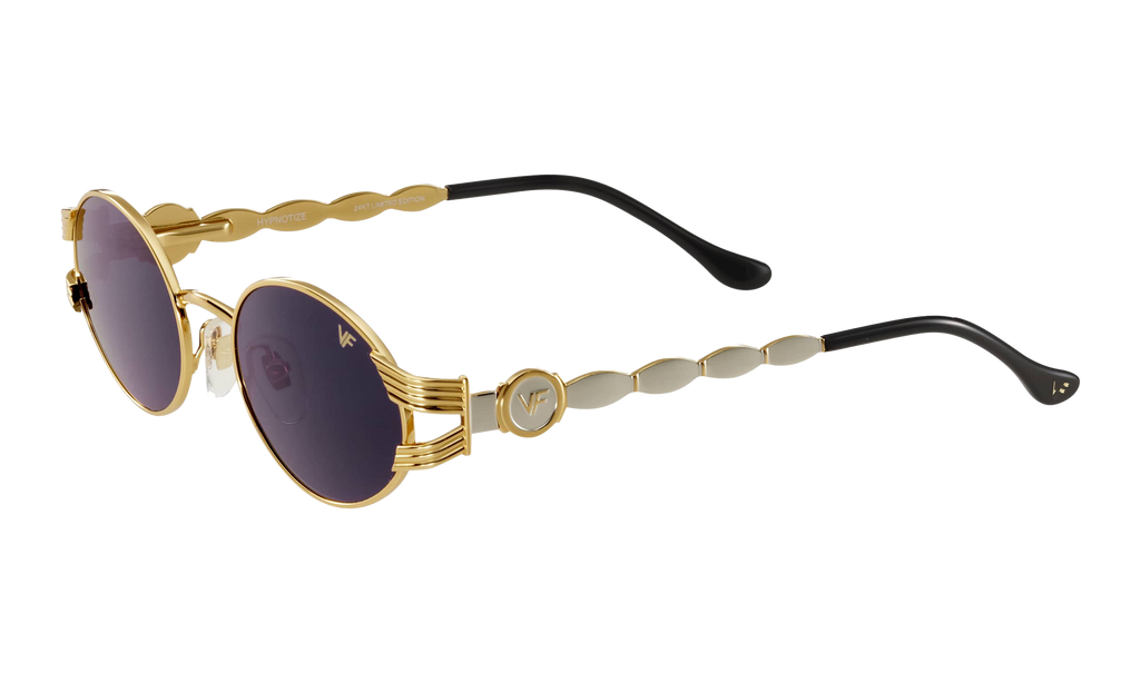 Hypnotize 24KT Two-Tone White / Yellow Gold / Black MPHY2 0001 54T2
