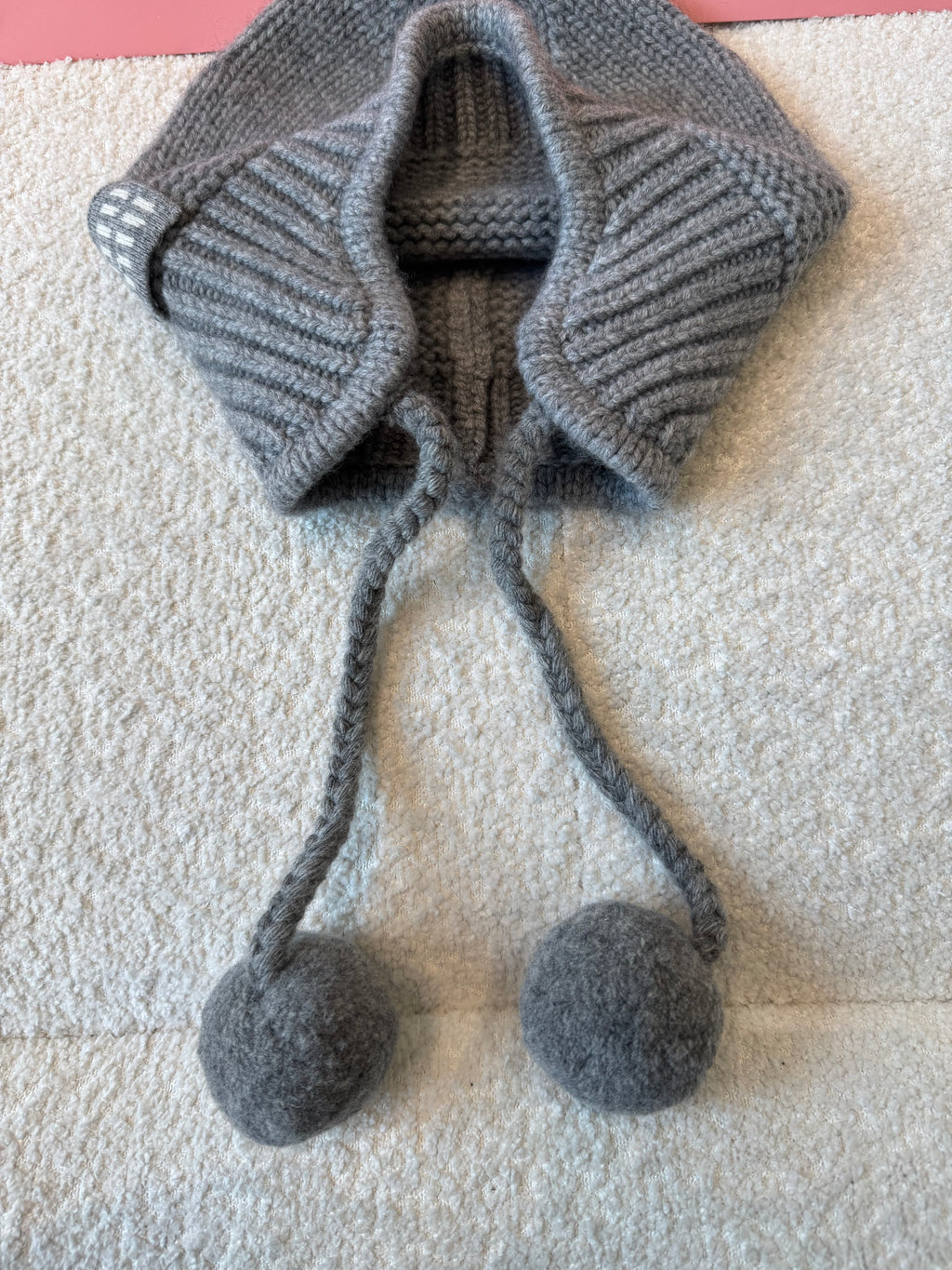 MiuMiu Wool and Cashmere Hat Gray #334924