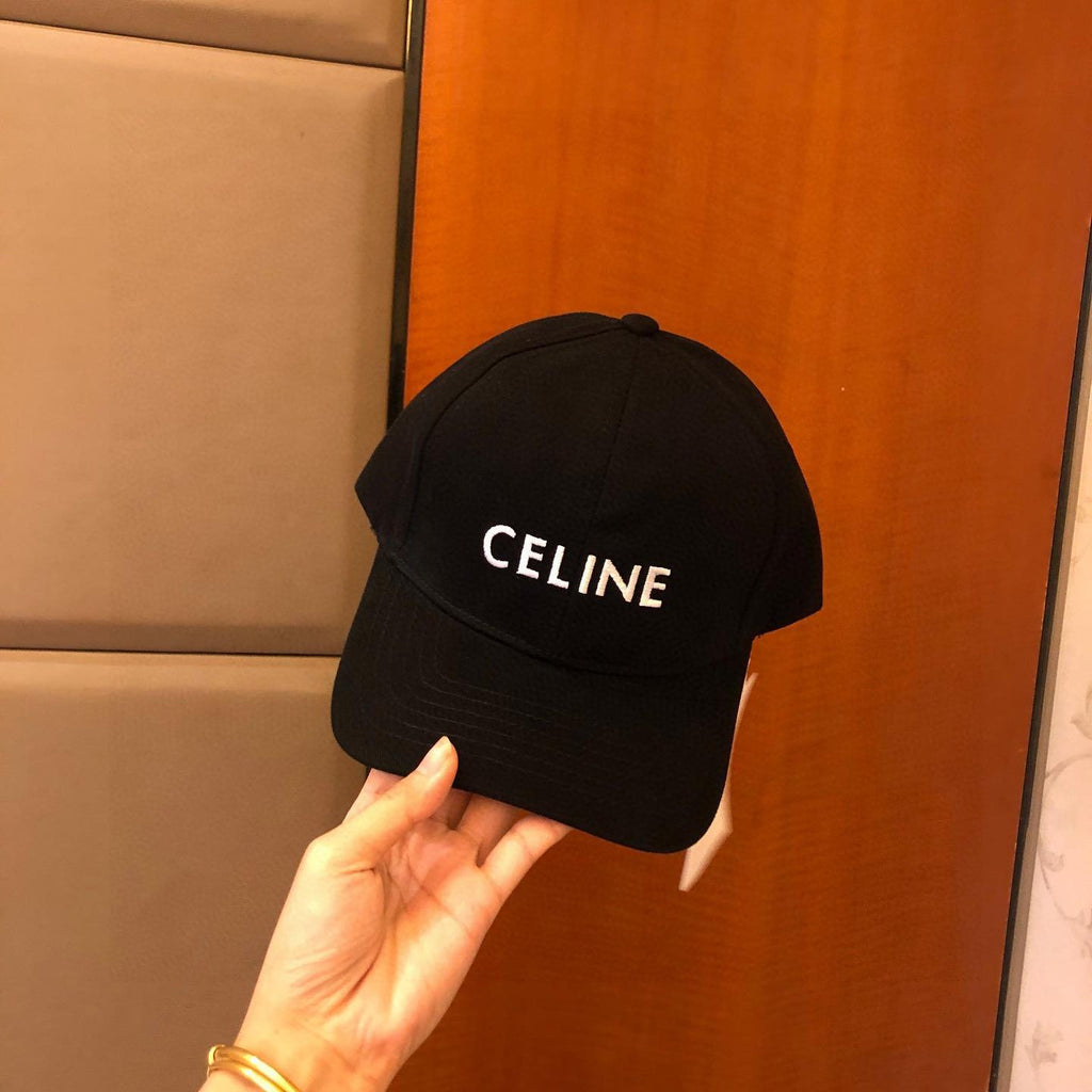 Celine Embroidered  duck tongue baseball visor Hat Cap Accessories #3217