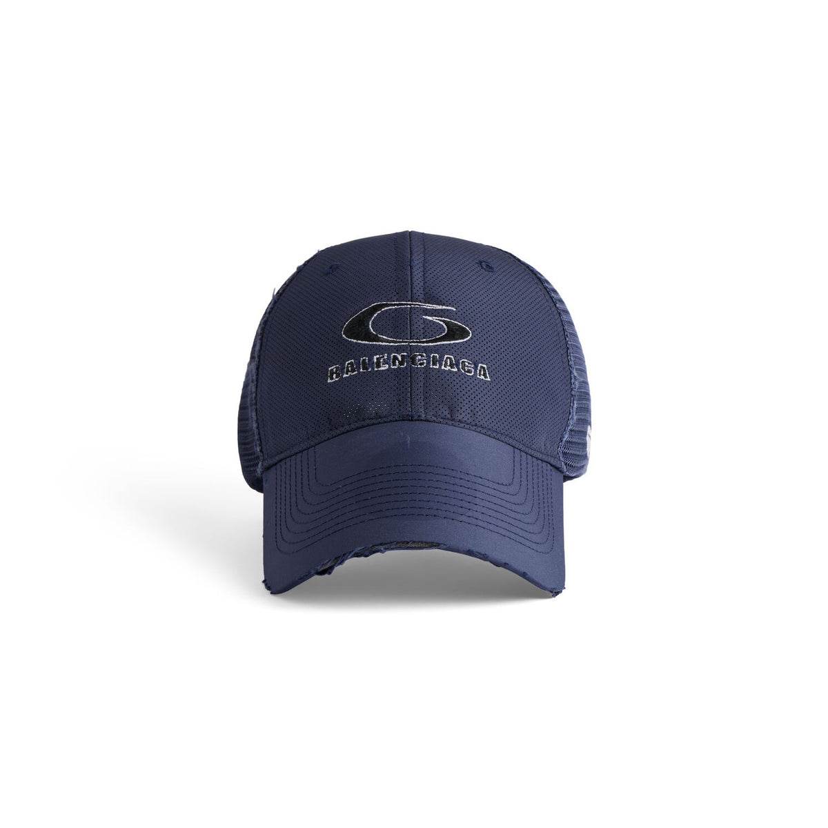 Balenciaga TRUCKER Men's And Women's Spring/Fall Fashion Casual Solid Color Nylon Technical Mesh Breathable Openwork Baseball Cap Hats Accessories #78892