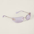 MiuMiu Men's And Women's Classic Minimalist Sunglasses That Perfectly Blend Simplicity And Fashion Featuring An Irregular Shape Design  Accessories Casual Glasses #78199