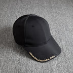 Balenciaga Men's Women's Cap Top Logo Embroidery Mesh Solid Color Duck Tongue Cap Casual Hat Average Size Adjustable  Accessories #81337