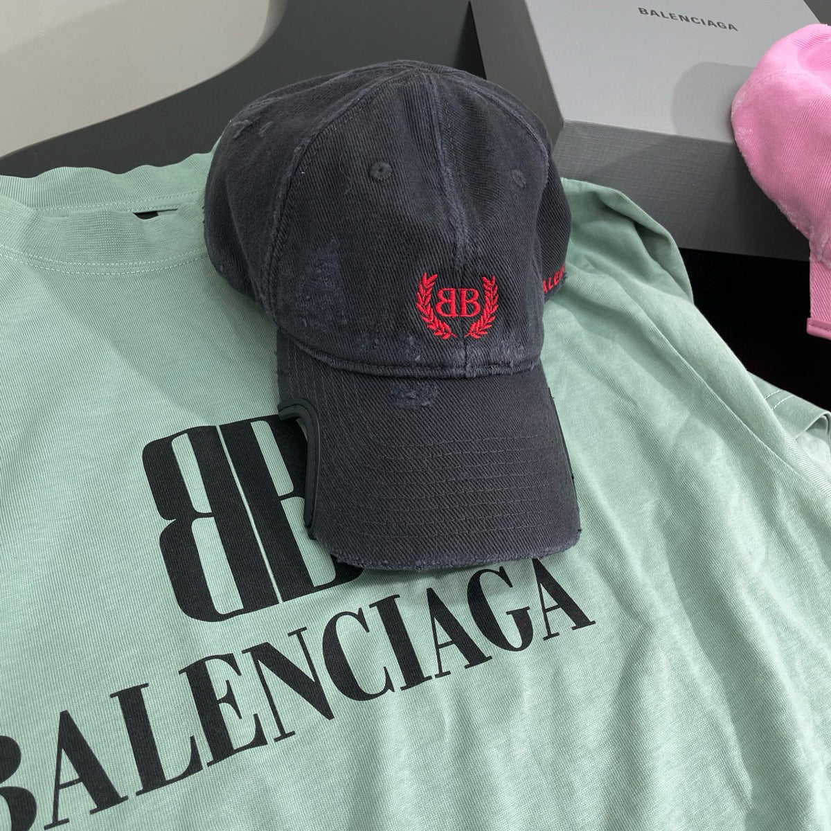 Balenciaga Men's and Women's Solid Colours Embroidery Patterns Prints Personalised Designs Cowboy Baseball Cap Hat #76883