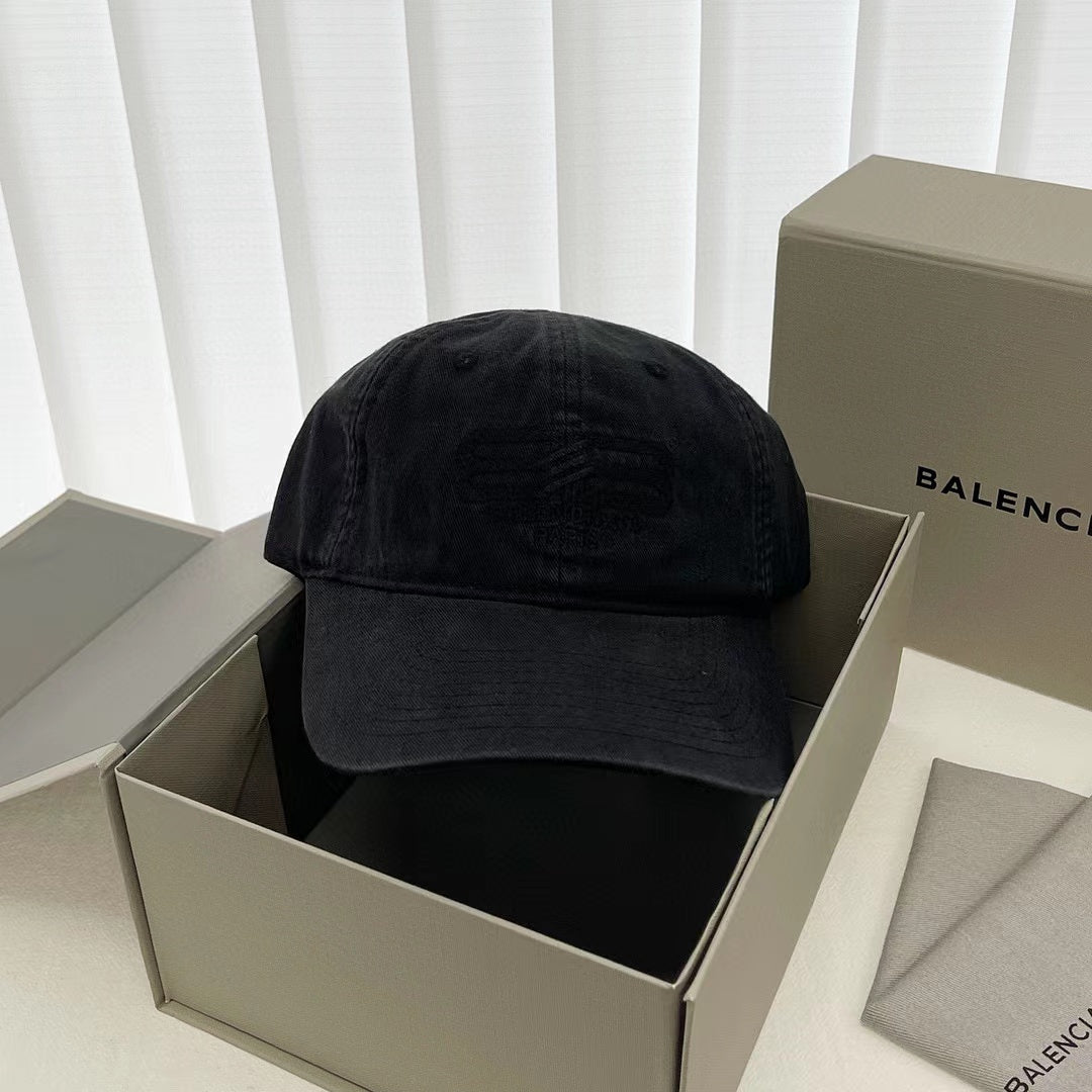 Balenciaga  Gamer Cap In Black Hat Accessories #3626