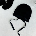 Chanel Women's Fall/Winter Black Floppy Knit Hat Cap #72794