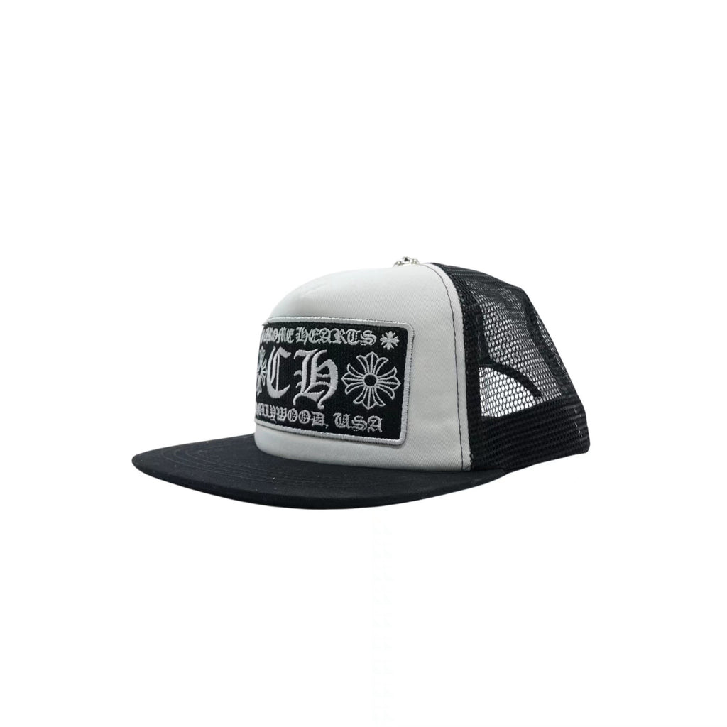 Chrome Hearts Men's Women's Black Letter Embroidered Hip Hop Baseball Cap Casual Duck Tongue Hat #71436