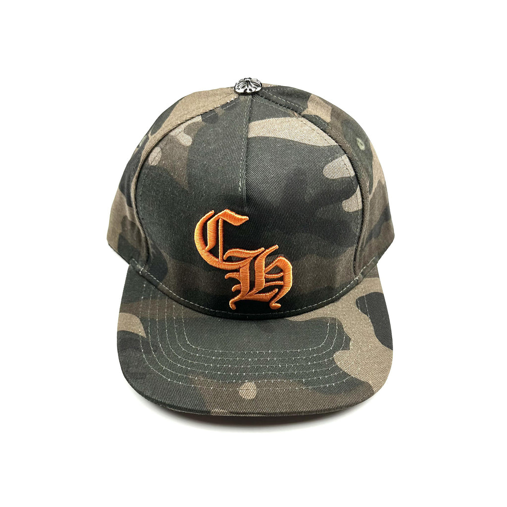 Chrome Hearts Men's Cross Leather-covered Embroidered Letter Print Trendy Baseball Cap Hat #77444