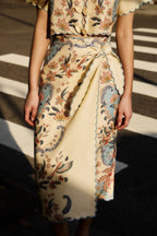 Butter Yellow Boho Beauty Midi Skirt