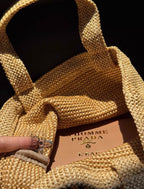 Milano Raffia Woven Tote Bag VIP Gift