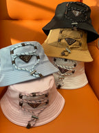 Prada Amber Prada Speedrock Re-nylon Bucket Hat #336740