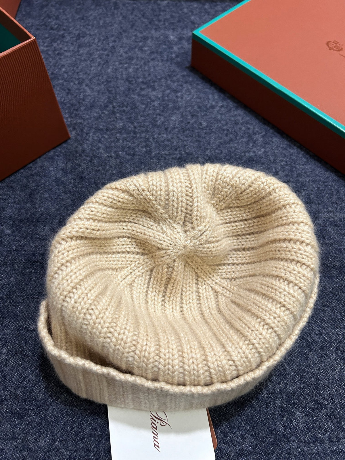 Loro Piana Gorro Cachemira Logo Hat #334048