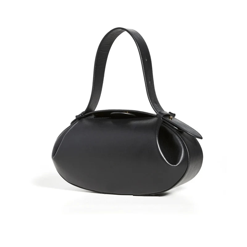 Sculptural Round Shoulder Bag
