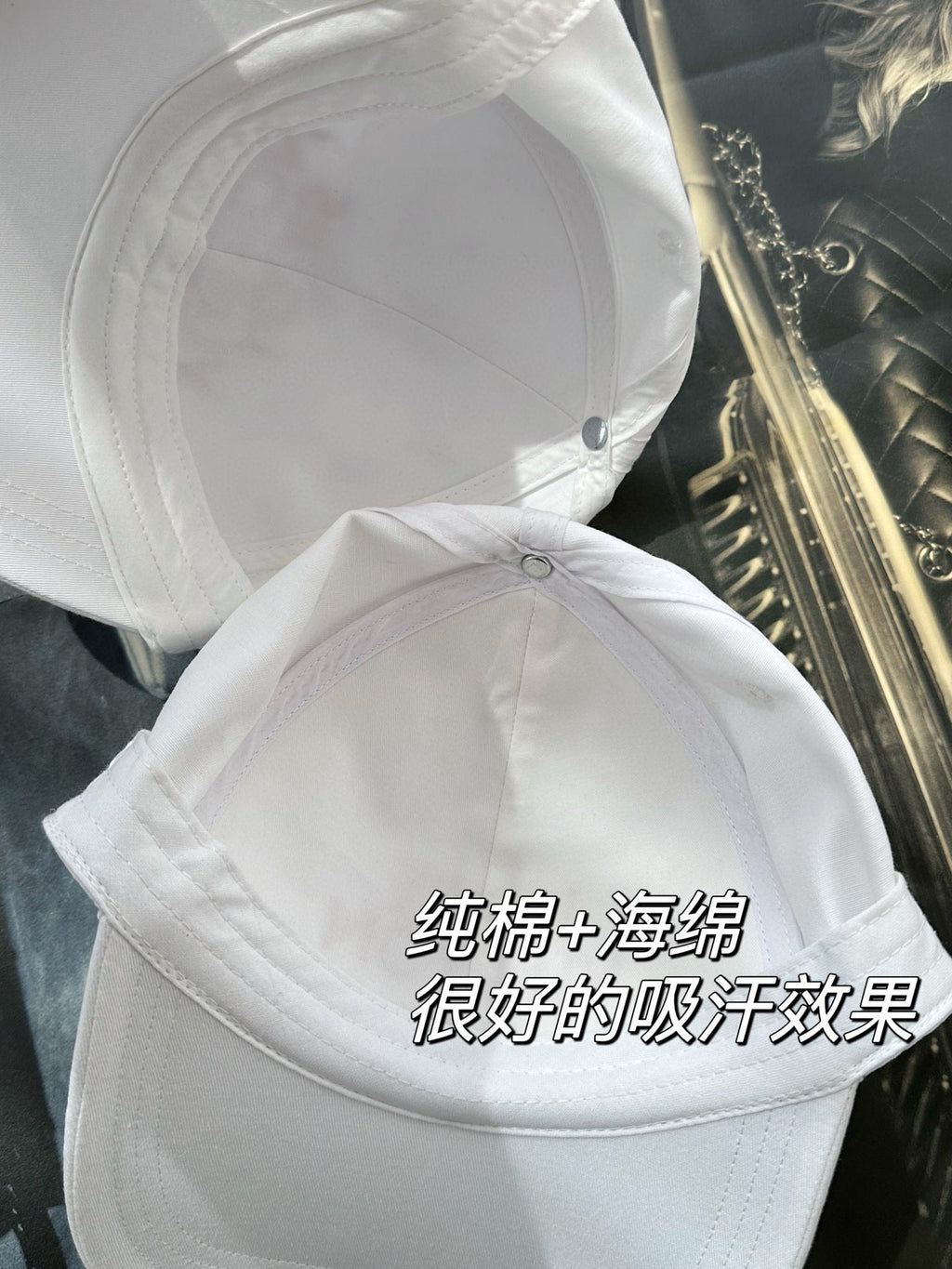 Louis Vuitton Men's and Women's White Monogrammed Embroidered Cotton Duck Cap Hat #72675