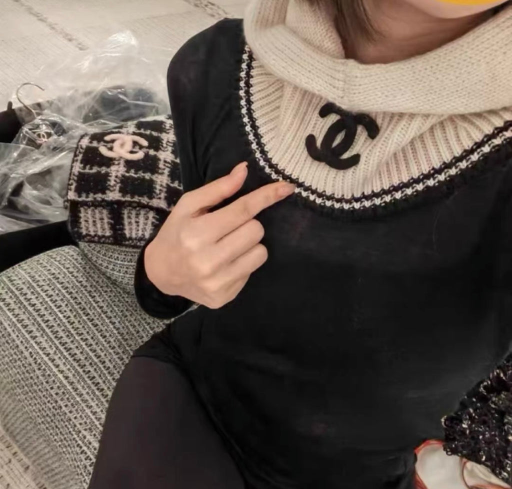 Chanel Men's and Women's Fall/Winter Fashion Solid-Color Brand Knitted Cashmere Hat Accessories #78631