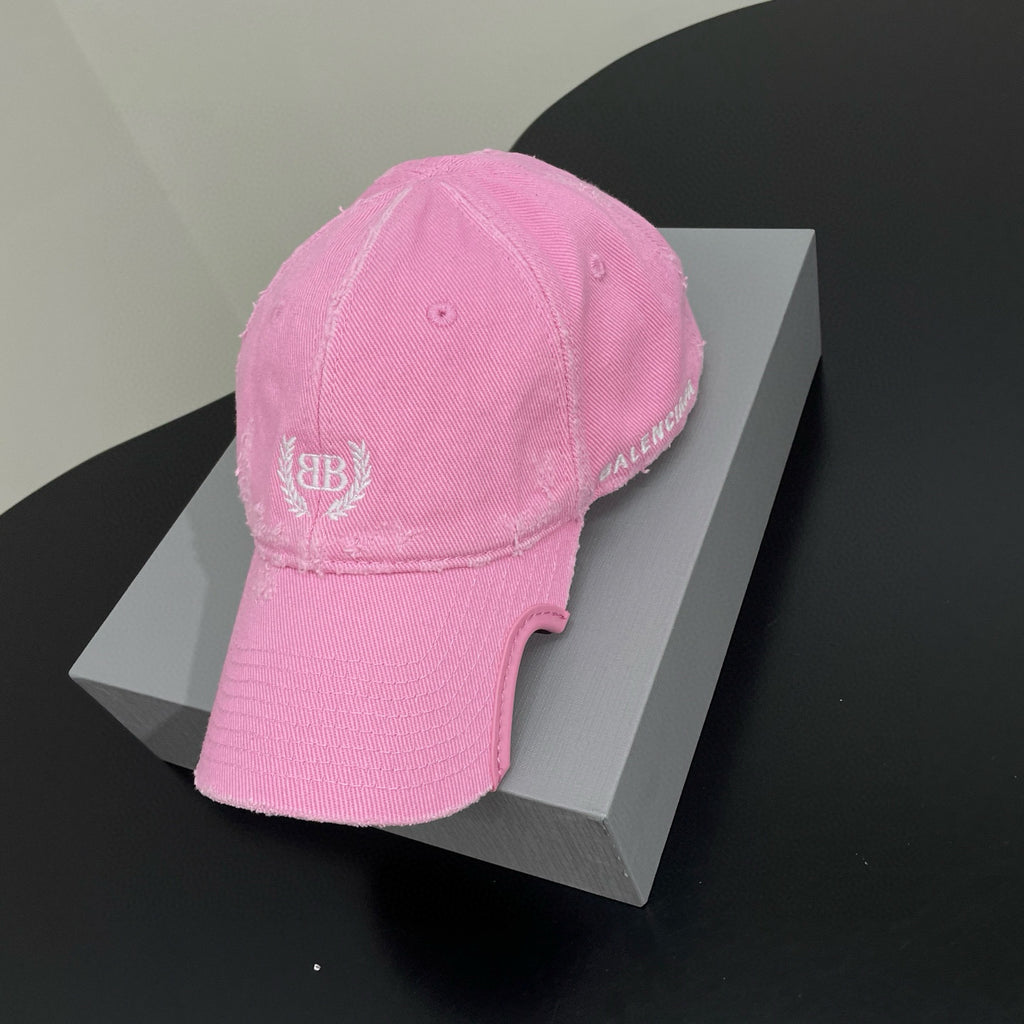 Balenciaga Men's and Women's Solid Colours Embroidery Patterns Prints Personalised Designs Cowboy Baseball Cap Hat #76883