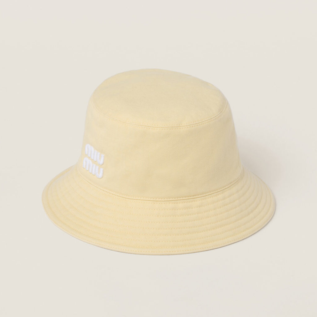 MiuMiu Men's and Women's Solid Color Embroidered Letter Printed Fisherman's Hat Cap #72347
