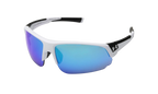 Changeup Dual Sunglasses Blue Multiflection - Satin White 8600129 110161