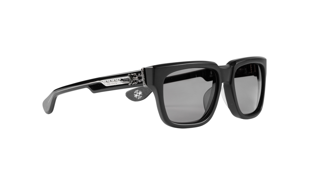 Box officer Sunglasses with Silver Dagger Dark Grey CHRM0944