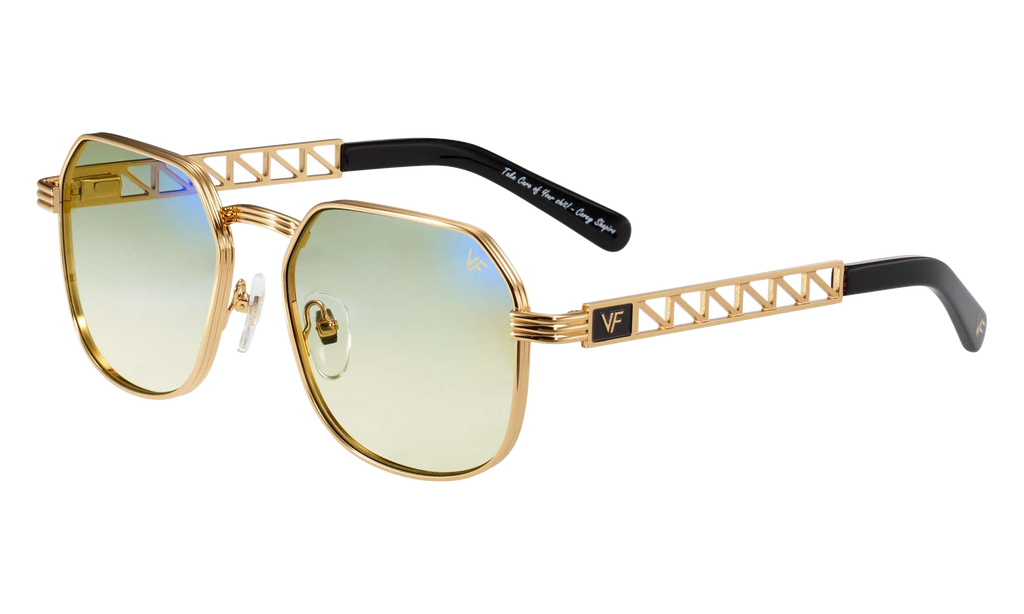 CEO Jacques Cartier Edition 24KT Yellow Gold / Powder Green Flash Blue JCCE2 0004 11A6