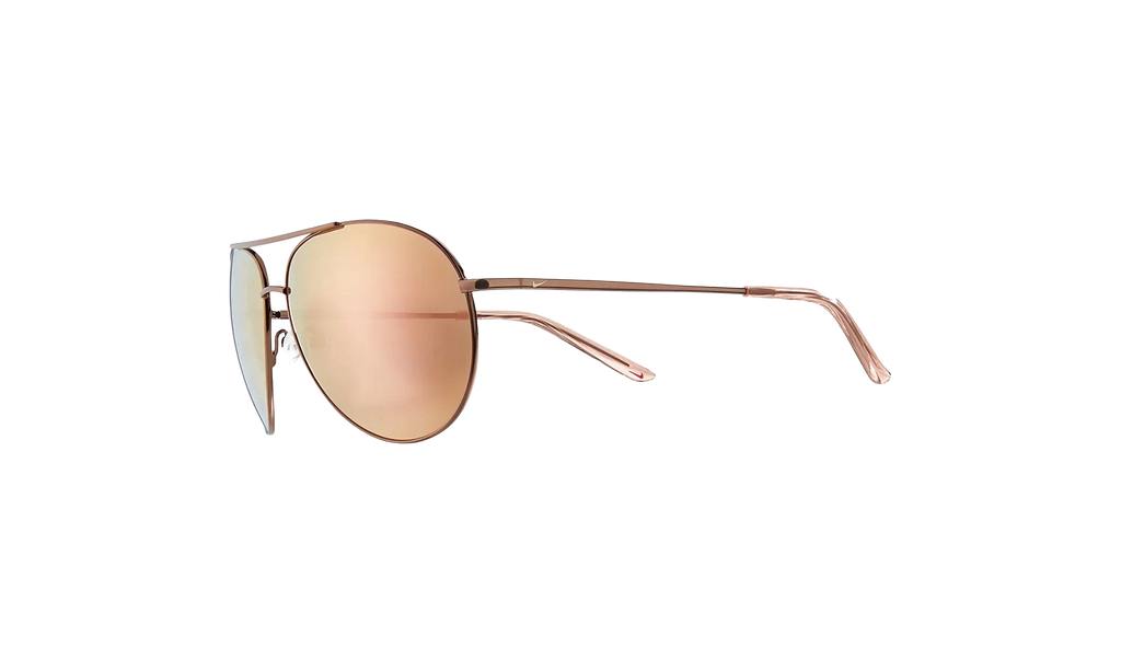 Chance Sunglasses Walnut / Brown / Rose Gold Mirror EV1218 266