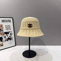 Chanel CC Knit Bucket Hat – Cream