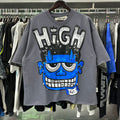Bkys Stay High Devil Graphic Tee Grey