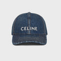 Celine Men Women Fashion Vintage Cowboy Letter Embroidery Baseball Cap Blue Casual Duck Hat #72129