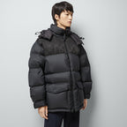 Gucci Men's Winter Detachable Hat Zip Hooded Puffer Down Jacket #97366