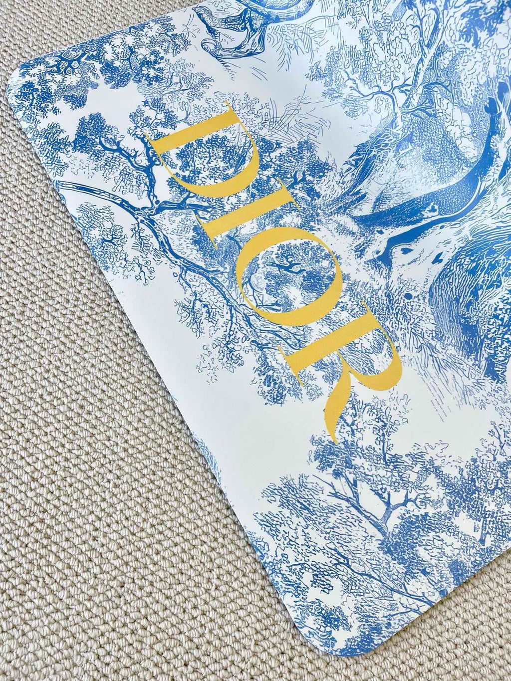 Toile de Jouy Yoga Mat