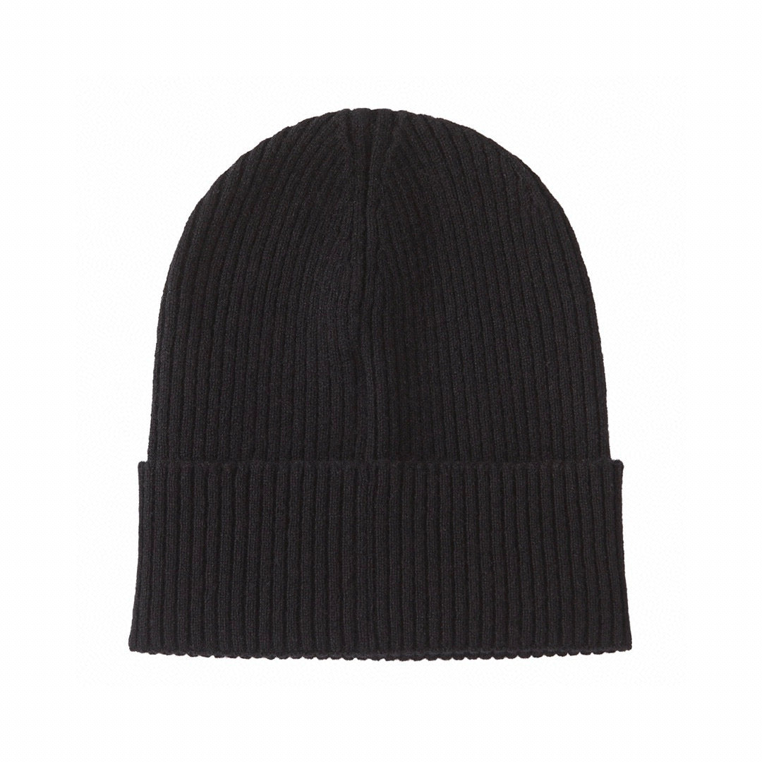 Moncle X Rickowen Men's and Women's Black Cashmere Pompom Hat Cap #97923