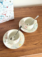 Maison Cabinet de Curiosités Porcelain Coffee Cup & Saucer Set