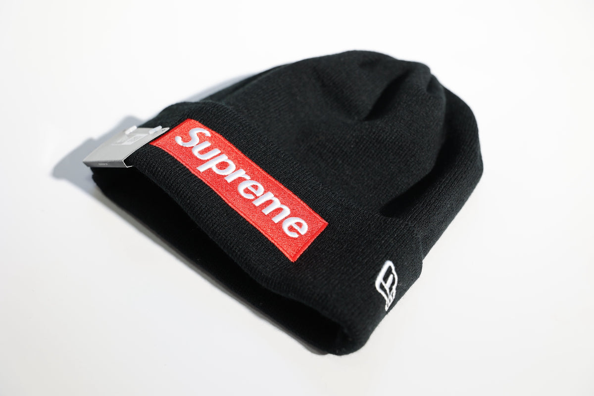 Supreme X New era box Logo Beanie Classic Embroidered Cold Hat #375609