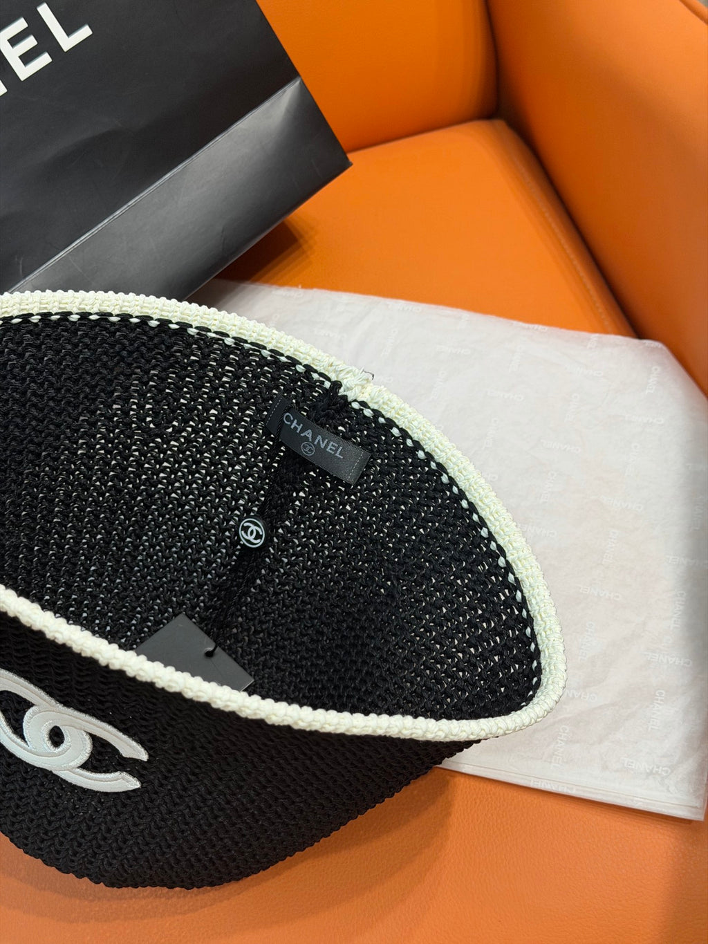 Chanel Woven Bucket Hat #385039
