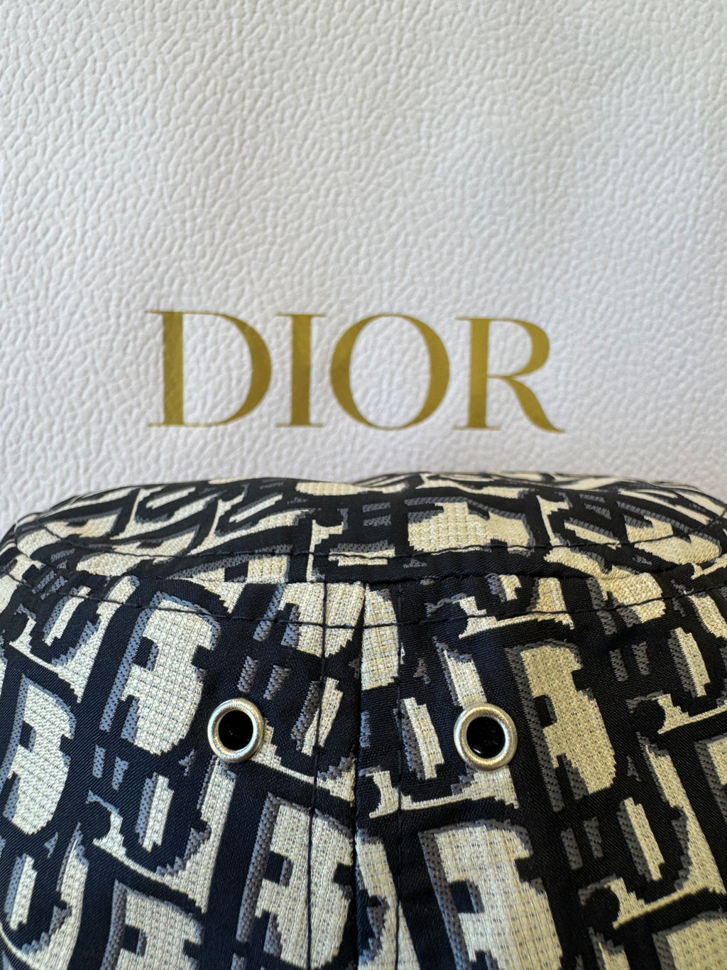 Dior Men's And Women's Spring/fall Fashion Casual Reversible Design Oblique Print Cotton Fisherman's Hat  Accessories #79561