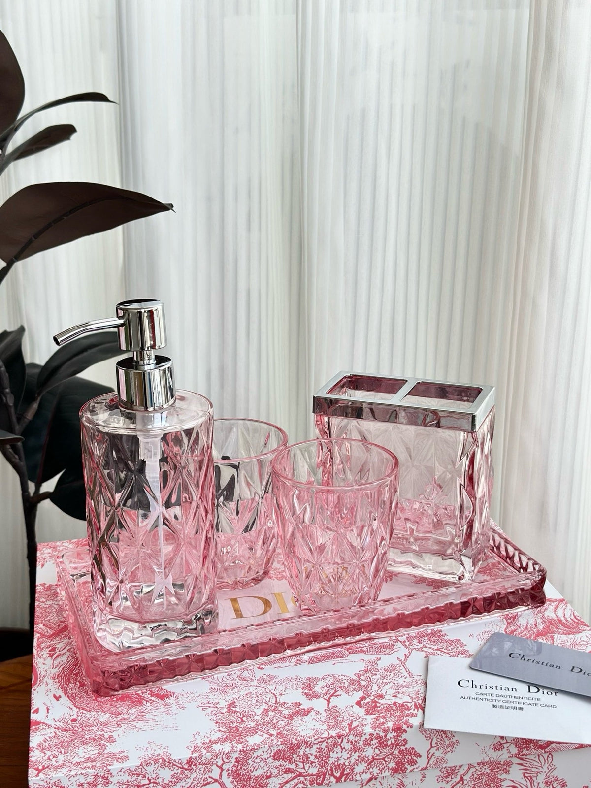 Toile de Jouy Bathroom Collection Gift Set