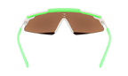 Marquee Sunglasses Strike Green White / Bronze Brown Mirror FN0302 398