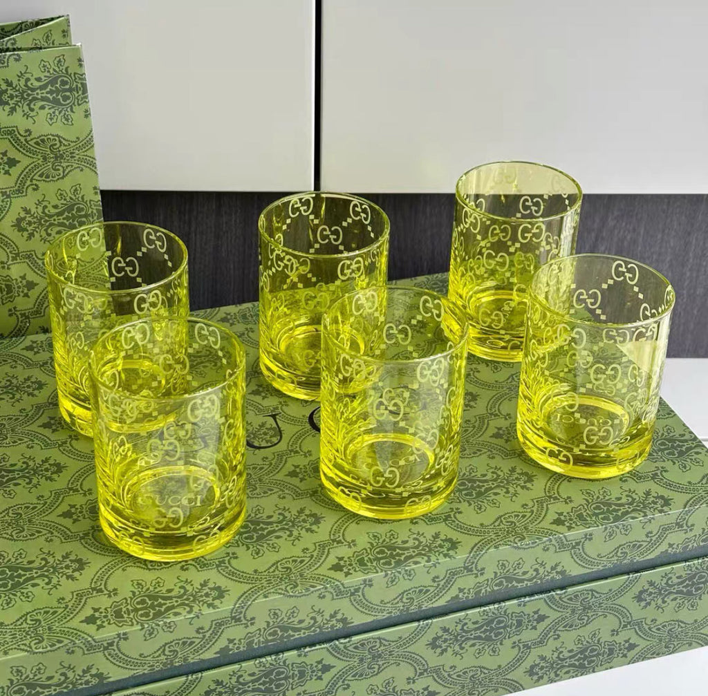 Crystal Tumbler Glass Set 6 Pieces
