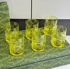 Crystal Tumbler Glass Set 6 Pieces
