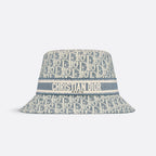 Dior D-Bobby Women's Monogrammed Printed Fisherman's Hat Narrow Brim Bucket Hat Cap #76669